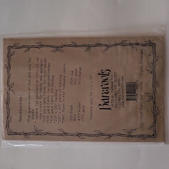 Christmastime Wall Hanging #42 By Bareroots 1999 - Picture 7 of 8